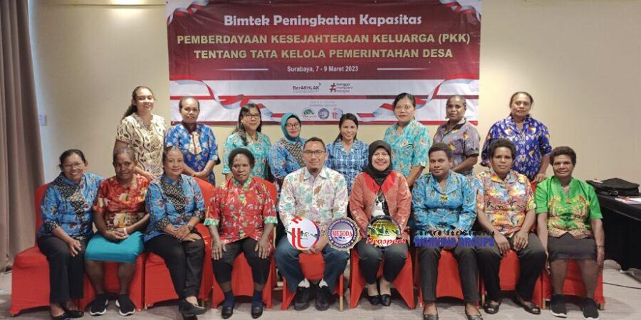 Bimtek Peningkatan Kapasitas Pemberdayaan Kesejahteraan  Keluarga Tata Kelola Desa, Surabaya 7 - 9 Maret 2023