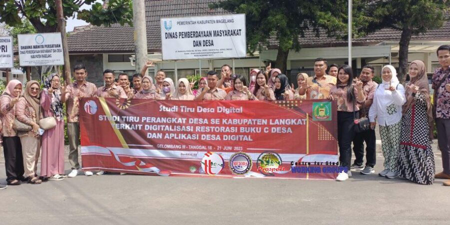 Studi Tiru Perangkat Desa Terkait Digitalisasi Restorasi Buku C dan Aplikasi Digital Desa, Yogyakarta 19 - 21 Juni 2023 - Gel. 3