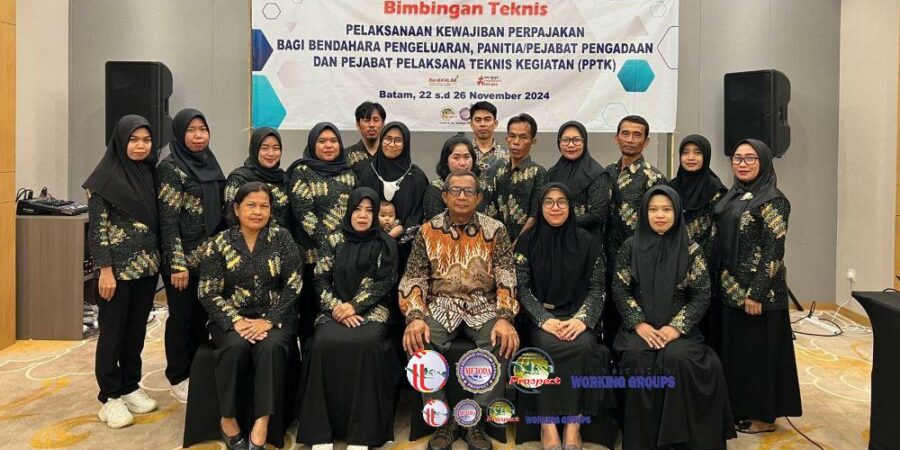 Bimtek Kewajiban Perpajakan Bagi Bendahara Pengeluaran, Panitia/Pejabat Pengadaan Dan PPTK, Batam 23 s.d 25 Nov 2024